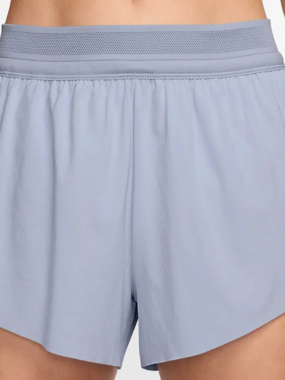 Nike Women's AeroSwift Running Shorts - Ghost / Blue Void, Medium (NWT)